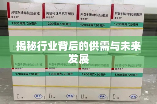 渭南揭秘行业背后的供需与未来发展