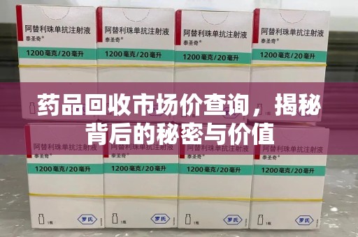 渭南药品回收市场价查询，揭秘背后的秘密与价值